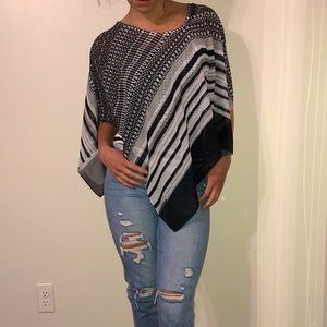 One World Grey & Black Top